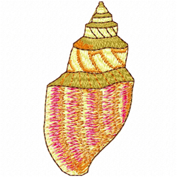 Seashell Embroidery Design 6 Seashell Embroidery Design 6